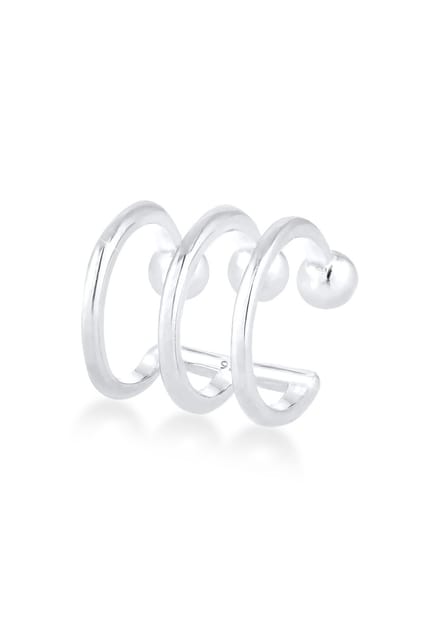Elli - Oorbellen - Dames oorklem bollen basis in 925 sterling zilver - Dames