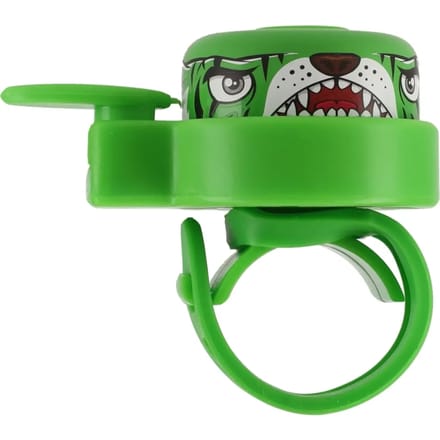 Bicycle Bell for Kids | Green Tiger | Crazy Safety | Colorful & Easy to Use