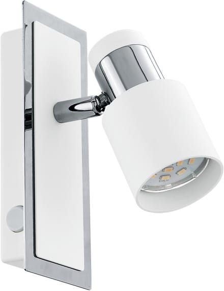 EGLO Davida Spot - 1 Lichts - Chroom, Wit