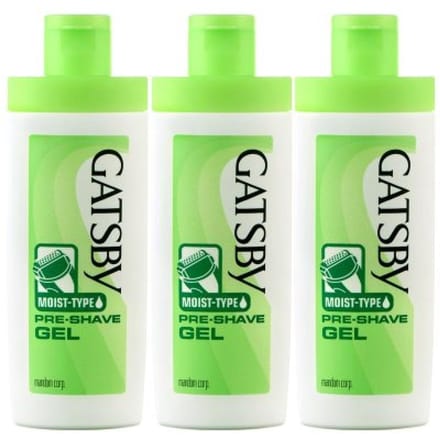 Gatsby Pre Shave Gel 140ml 3 Stuks FREE green