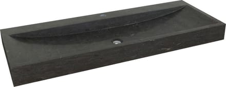 Chinees hardstenen wastafel BE-004 met 1 kraangat 10x45x120 cm