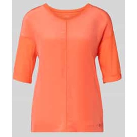T-shirt met labeldetail