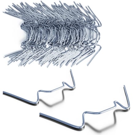 Deuba Broeikas Glasklemmen – 50 Stuks 85x30mm – RVS Zilver