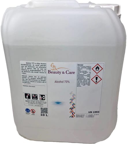 Alcohol 70% - Beauty & Care - 10 L. new