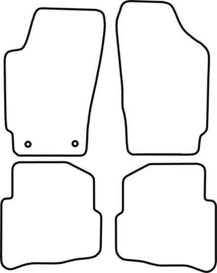 Automatten | Mattenset Volkswagen Fox - 2007 - 2010