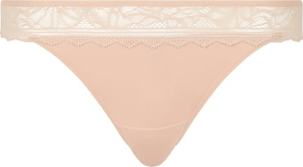 Chantelle - Floral Touch - Tanga - Soft Feel - GOLDEN BEIGE