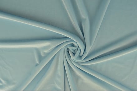 Stretch fluweel - Baby blauw - 1 meter - Per meter - Velvet stof