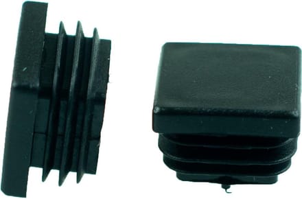 Verlofix Buisstop 20 X 20 Mm Zwart 4 Stuks
