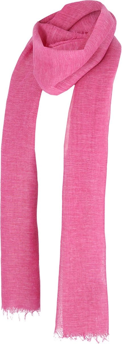 Sarlini Langwerpige Effen Sjaal Fuchsia
