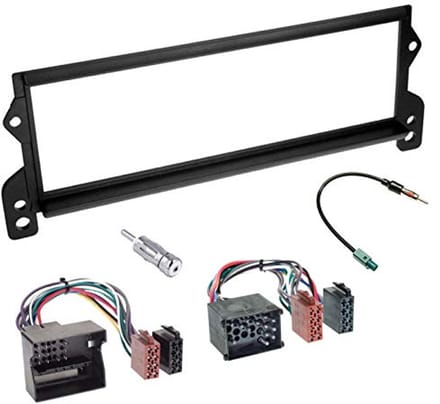 1 DIN Radio Paneel Frame voor Auto, Antenne Adapter en ISO Aansluitkabel - Geschikt voor Mini Cooper