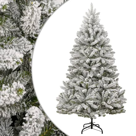 vidaXL - Kunstkerstboom - met - scharnieren - en - sneeuw - 270 - cm