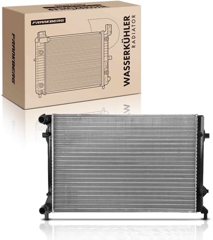 Frankberg 1x Radiator Koelvloeistofradiator Motorradiator voor VW