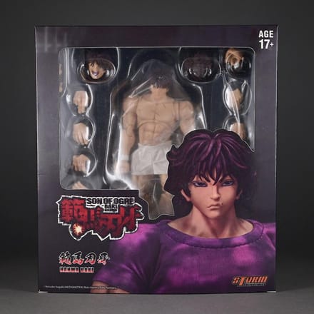 2 Teken Hoge Kwaliteit Gearticuleerd Hanma Baki Model Figuur Speelgoed 17cm with box gray
