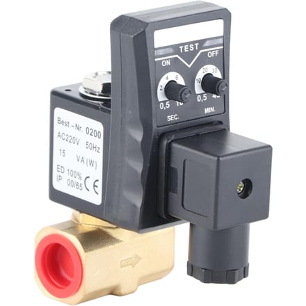 Elektronische Aftapkraan met Timer Tankaftap Elektrische Magneetklep voor Luchtcompressor Split