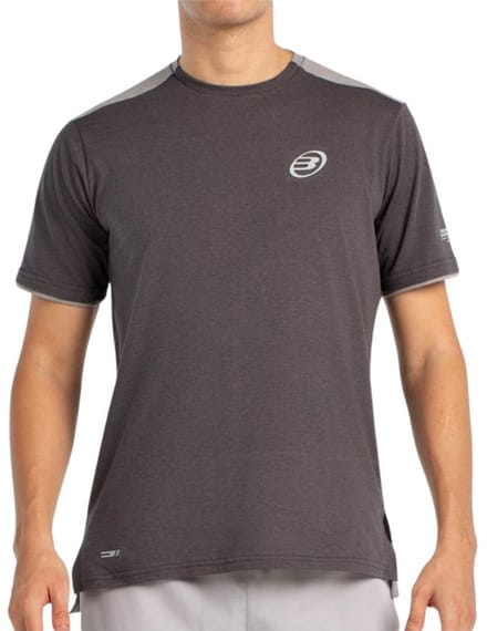 Bullpadel Marsic Padel T-Shirt Heren Zwart
