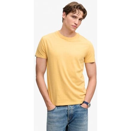 Superdry - Essential Gestapeld Logo Geborduurde T-shirt - Heren - T-shirts