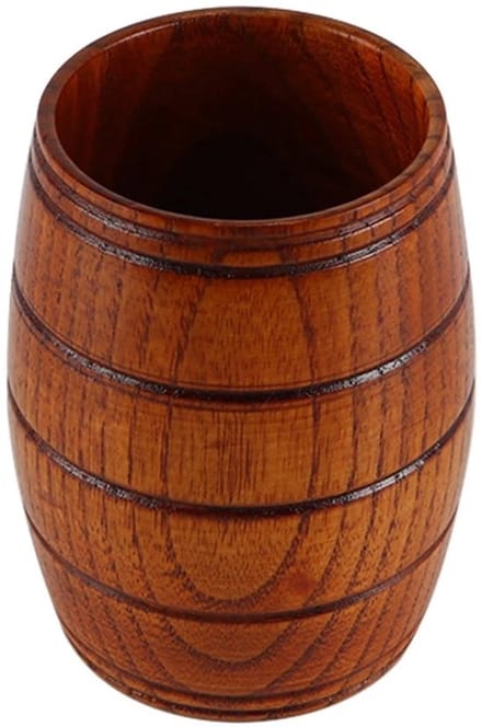 Handgemaakte houten bierpul 180 ml