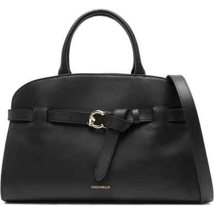COCCINELLE Leren handtas schoudertas Sabine Handbag Sandshell beige