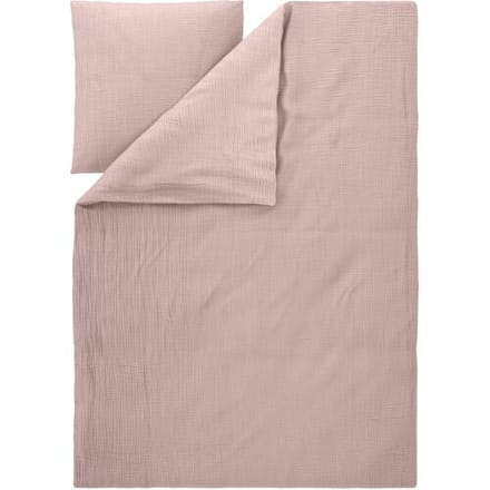 LIVARNO Mousseline dekbedovertrek 140 x 200 cm (Lichtroze)