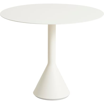 HAY Palissade Cone Tafel rond - crèmewit - Ø90_H74cm cm