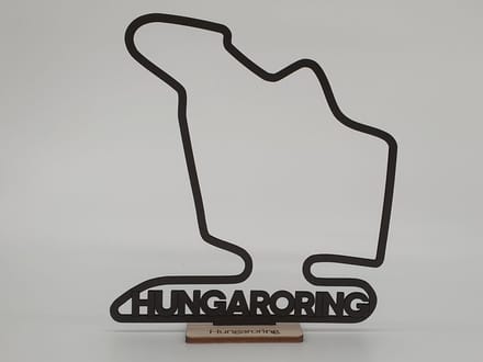 F1 Circuit Hungaroring 28x24cm natural