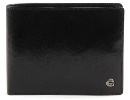 Esquire Leren Portemonnee Toscana Wallet Black Zwart