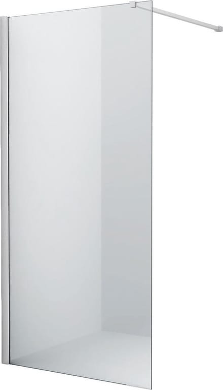Diamond Line Nano - Inloopdouche / Douchewand - 80x200 - Chroom Profiel - Antikalk - Helder Glas - 8mm Veiligheidsglas