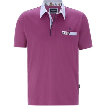 Babista herren Poloshirt - 48/50 - lila - Plus Size
