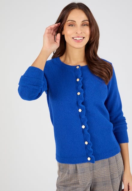 Damart - Vest volants met Thermolactyl-label - Dames - Blauw - M