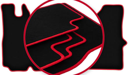 CARLUX-RED automatten voor: Renault Master II Bestelwagen (2003-2010)