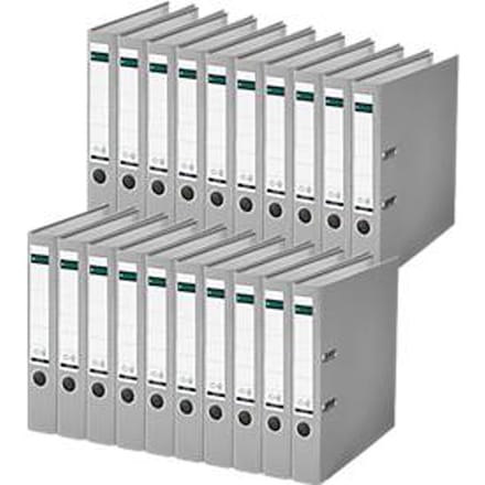 LEITZ® Map 1015, DIN A4, rugbreedte 52 mm, 20 stuks, grijs