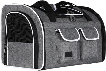Katten Draagtas - Huisdieren Rugzak - Veilige Reizen - Ademend Ontwerp - 45 cm - Patchwork