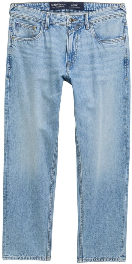 Tom Tailor Denim - TTWAYLEN RELAXED-jeans - Maat 28/32 - Used Light Stone Blue Denim