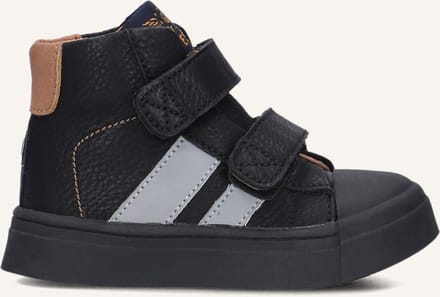 Shoesme zwarte bootie met grijze striping