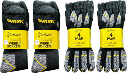 Belucci Thermo Werksokken 8 Paar Maat 47/50
