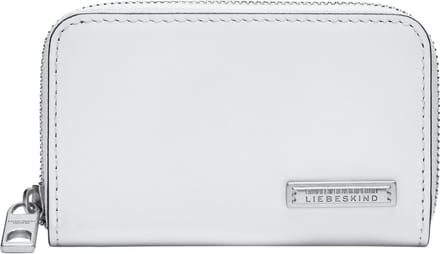 LIEBESKIND BERLIN Leren Kaarthoes Jo Francis Calf Card Case Cream White Wit