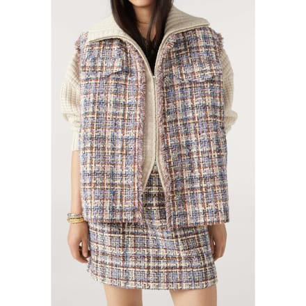 BA&SH Veste Toba Multico Maat: M | Gilets Outlet | Dames