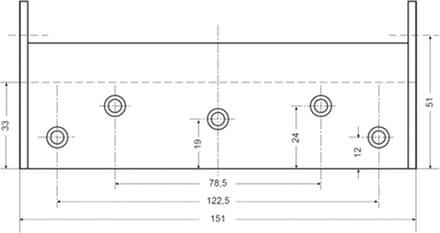 Spiraalveer scharnier model M STA gegalvaniseerd maat 36 150mm du...