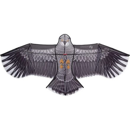 Dragon Fly Vlieger - Arend - Zwart/Grijs - 180 x 80 cm - Vanaf 6 jaar