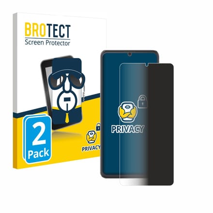 BROTECT - privacy screenprotector voor Cubot A20 - Folie Beschermfolie Blauwlichtfilter 2 Stuks