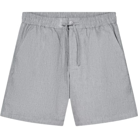 Olaf Seersucker Shorts Shorts Grijs M250403