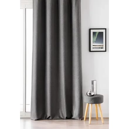 Verduisterend En Isolerend Gordijn Boréal - Grijs - 140 X 260 Cm