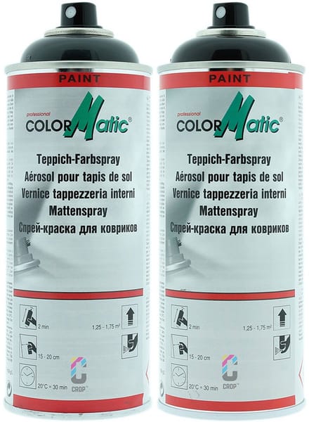 Colormatic Textiel Spray Zwart Spuitbus 400ml