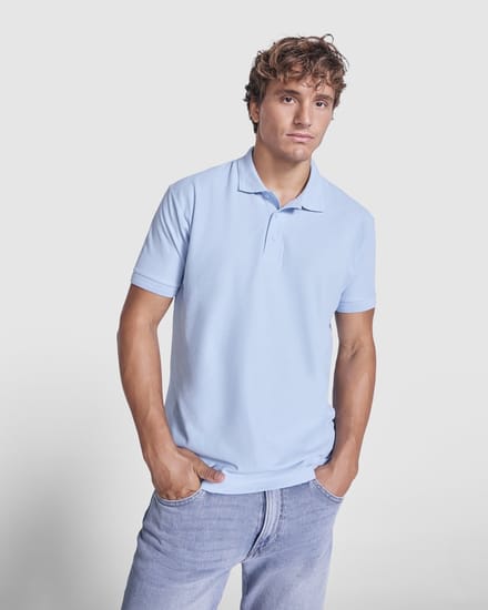 Witte heren unisex Polo korte mouwen Pegaso merk Roly maat 5XL