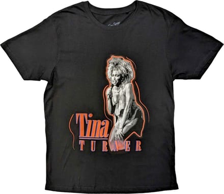 Tina Turner - Neon Heren T-shirt - M - Zwart