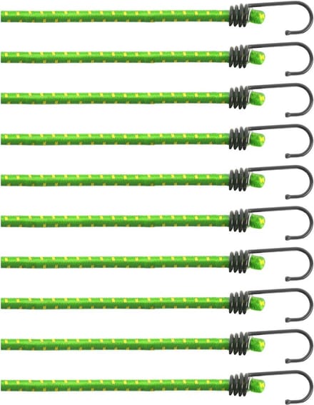 10-delige set rubberen spanners en elastische spanbanden voor ladingzekering