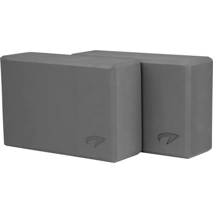 Avento Yoga Blok Set van 2 - Foam - Grijs