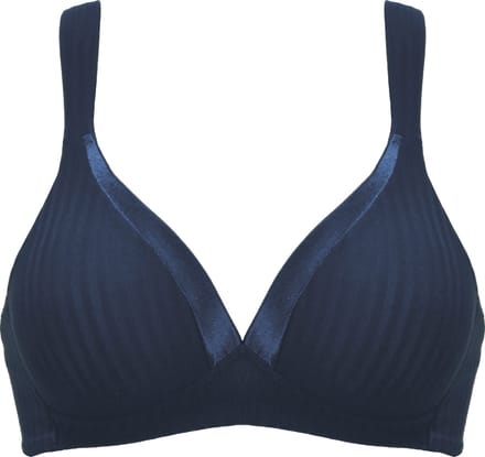 Naturana - Soft bh met strepen - 5247 - Navy - 95C