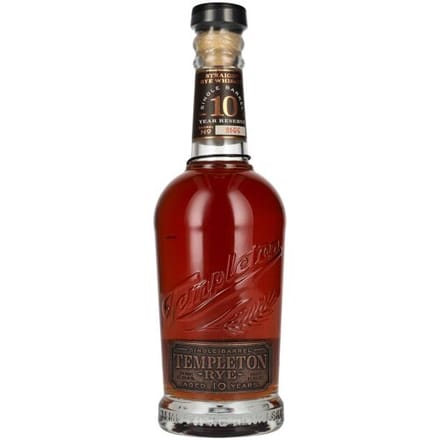 Templeton Rogge Whiskey Templeton RYE 10 Years Old SINGLE BARREL Straigth Rye Whiskey 52% Vol. 0,7l