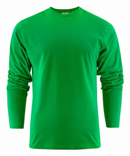 Printer HEAVY T-SHIRT L/S 2264016 - Frisgroen - M